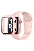 Watch 44mm Uyumlu Silikon Kordon + Kasa Ve Ekran Koruyucu 360 Tam Koruma 2'li Set - 3