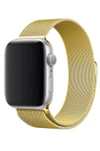 Apple Watch 2 3 4 5 6 Se Nike 38mm 40mm Uyumlu  Kayış Milano Loop Metal Örgü Kordon - 4