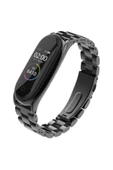 Xiaomi Mi Band 4 Mi Band 3 Uyumlu Metal Kordon Kayış - 2