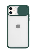 Iphone 11 Kılıf Sürgülü Kamera Korumalı Renkli Silikon Kılıf - 3