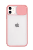 Iphone 11 Kılıf Sürgülü Kamera Korumalı Renkli Silikon Kılıf - 4