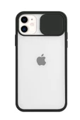 Iphone 11 Kılıf Sürgülü Kamera Korumalı Renkli Silikon Kılıf - 7