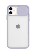 Iphone 11 Kılıf Sürgülü Kamera Korumalı Renkli Silikon Kılıf - 8