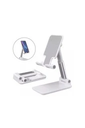 Masa Üstü Beyaz Telefon Tablet Tutacak Şarj Stand - 1