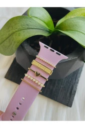 Apple Watch Tüm Seri Uyumlu Saat Kordon Charm - 1