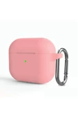 Uyumlu Airpods 3. Nesil Uyumlu Silikon Koruma Kılıf Pembe - 2