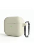 Uyumlu Airpods 3. Nesil Uyumlu Silikon Koruma Kılıf Pembe - 4