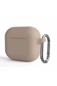 Uyumlu Airpods 3. Nesil Uyumlu Silikon Koruma Kılıf Pembe - 9