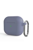 Uyumlu Airpods 3. Nesil Uyumlu Silikon Koruma Kılıf Pembe - 11