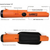 Garrett Pro Pointer At Define, Altın, Metal Dedektör - 1