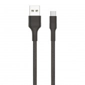 Phixi Force CB431T Hasır Örgü ve Ekstra Güçlendirilmiş Silikon Başlıklı Type-C USB Hızlı Şarj ve Data Kablo - 1