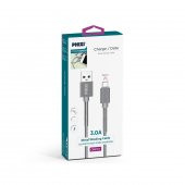 Phixi CB610T Force Metal Örgü 100 Cm Type-C USB Şarj ve Data Kablosu - 2
