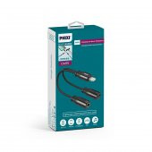 Phixi Basic CA115 Ligthning to Lightning ve 3,5mm Jack Çevirici Kablo - 2