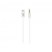 Phixi Basic CA113 Metal Başlıklı 100cm Type-C to Aux Silikon Kablo - 1