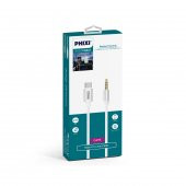 Phixi Basic CA113 Metal Başlıklı 100cm Type-C to Aux Silikon Kablo - 2