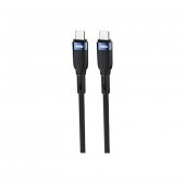 Phixi Ultimate UPD4116 Hasır Örgü ve 60W Güç Destekli Type-C to Type-C Hızlı Şarj ve Data Kablo - 1