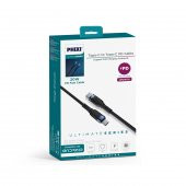 Phixi Ultimate UPD4116 Hasır Örgü ve 60W Güç Destekli Type-C to Type-C Hızlı Şarj ve Data Kablo - 2
