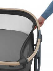 Maxi-Cosi Iora Air Sallanabilen Ahşap Görünümlü Anne Yanı Beşik Beyond Graphite - 11