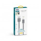 Phixi Force CB610L Metal Örgü 100 Cm Lightning USB Şarj ve Data Kablosu - 2