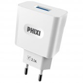 Phixi PCH221T Force Akım Korumalı 2.1A Type-C USB Kablolu Şarj Cihazı - 3