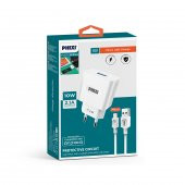Phixi PCH221M Force Akım Korumalı 2.1A Micro USB Kablolu Şarj Cihazı - 2