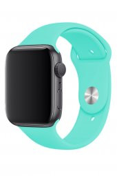 Apple Watch Kordon 42/44/45 mm Uyumlu Silikon Kayış - 7