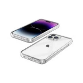 iPhone 14 Pro Uyumlu Silikon Şeffaf Air Hybrid Kılıf Crystal - 4