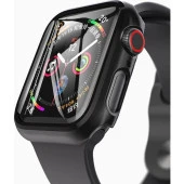 Apple Watch 2 3 4 5 6 Seri  42mm Ekran Koruyucu Kılıf Cam 360 Derece Tam Koruma - 4