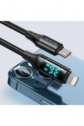 Ca-1030 36w Type-c To Lightning Dijital Göstergeli Data-şarj Kablosu 1.2m-siyah - 7