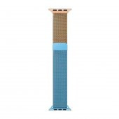 Apple Watch 7 45mm Mıknatıslı Metal Tel Örgü Işlemeli Kordon - 4