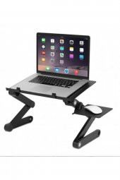 Laptop Yatak Sehpası Portatif Katlanabilir Laptop Sehpası Notebook Sehpası Mouse Padli - 1