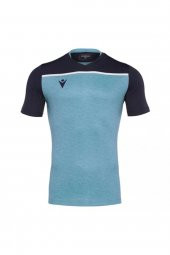 MACRON Erkek V Yaka Tişört Deneb Shırt Col Nav Wht Ss - 1