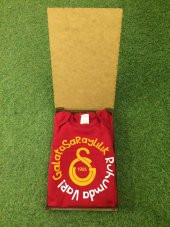 Galatasaray Kısa kollu Bebek Body & Zıbın- Hediyelik-(Ahşap Kutulu) - 1