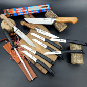 SürLaz Dark 10 Parça Mutfak Bıçak Seti Et Sebze Meyve Bıçakları Eko Serisi - 1