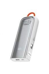Mc-1160 22.5w 10000 Mah Kablolu Göstergeli@UzunAciklama Powerbank Gümüş - 1