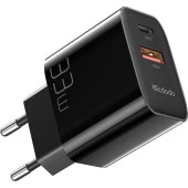 Mcdodo CH-0922 33W 1xusb 1xtype-C Girişli Hızlı Sarj Cihazı + Type-C To Type-C Kablo Seti 1.2m-Siyah - 2