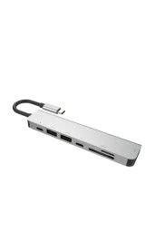 7 In 1 Sd Usb Type-c Hub Hdmı Girişli Macbook Çevirici Çoklayıcı - 4