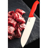 SürLaz Red 3'lü Şef Bıçakları Seti Santaku Şef Bıçağı Et Bıçağı thumbnail 3