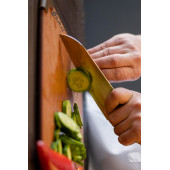 SürLaz Red 3'lü Şef Bıçakları Seti Santaku Şef Bıçağı Et Bıçağı thumbnail 4