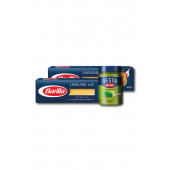 Barilla Linguine (yassı)spagetti Makarna No.13 2 Adet + Fesleğenli (pesto Genovese) Makarna Sosu Set - 1