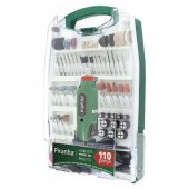 Piranha Mini Matkap Gravür Seti Mini Drill Mini El Matkabı 110Pcs - 1