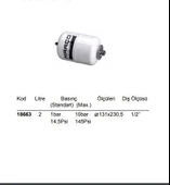 Sealux 2 Litre Beyaz Hidrofor Tankı thumbnail 2