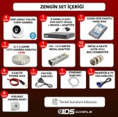 6 KAMERALI 5MP LENSLİ 1080P FULL SET GÜVENLİK KAMERASI SETİ KOLAY CEPTEN İZLE SABİT İP İSTEMEZ - 3