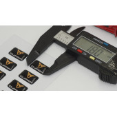 Seat Cupra Logo 3D Cam Açma Torpido Konsol Ayna Çıkartma Seti thumbnail 4