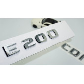DK Tuning E200 CDi Bagaj Krom ABS 3M 3D Yazı Logo Benz İle Uyumlu - 1