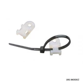 Klemsan Vidalı Kablo Bağı Kroşesi 100lü Paket   VK1 - 1