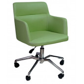 Büro Sandalyesi Örümcek Yıldız Ayaklı Yeşil Suni Deri - 2