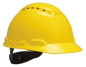 3M H700 Vidalı Beyaz Baret  Sarı - 2