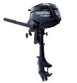 Tohatsu MFS3.5BS 3.5hp Kısa Şaft Manuel Deniz Motoru - 1