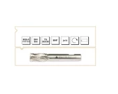 Mte Kısa Silindirik Saplı Parmak Freze   2mm thumbnail 2